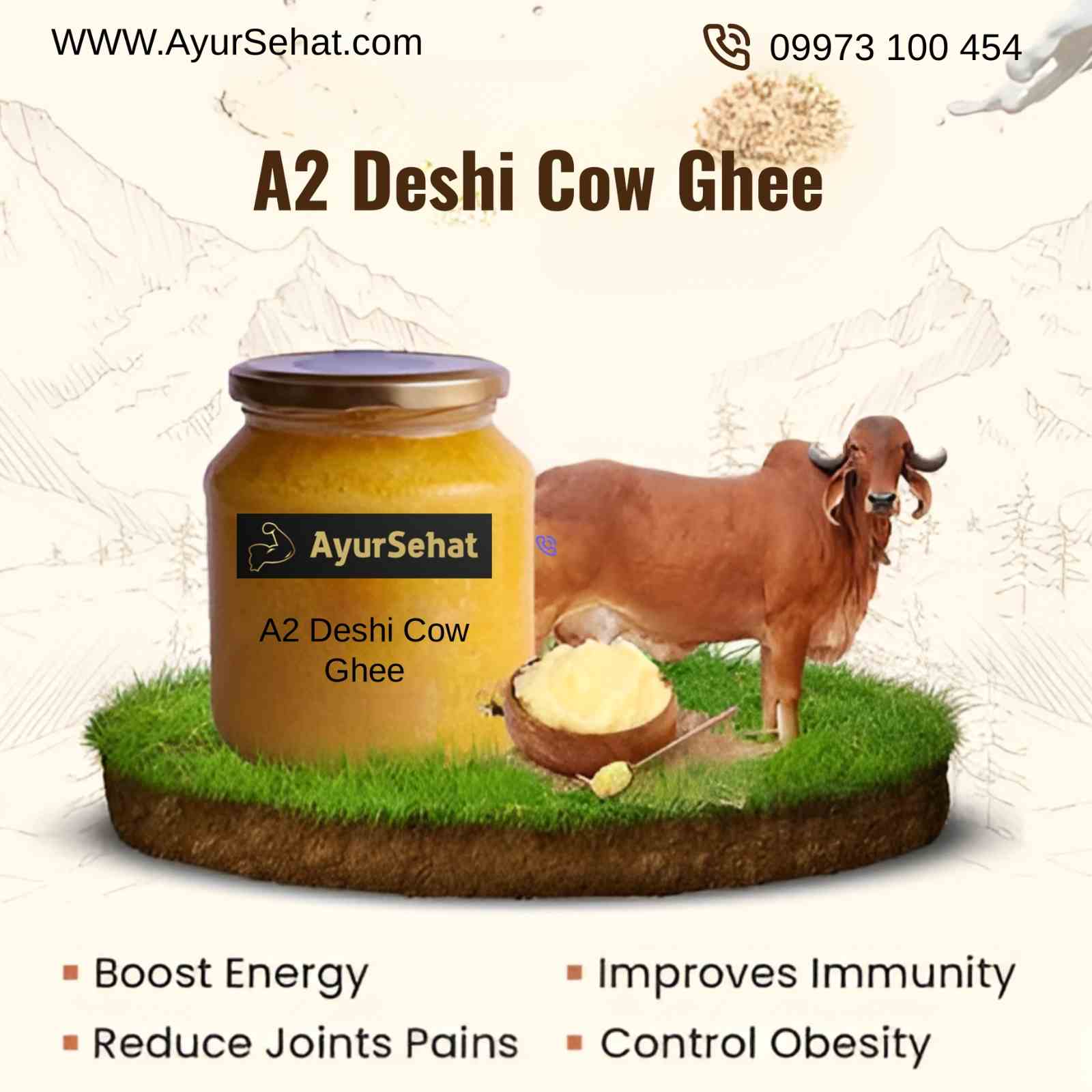 Cow Ghee Mobile Image 1